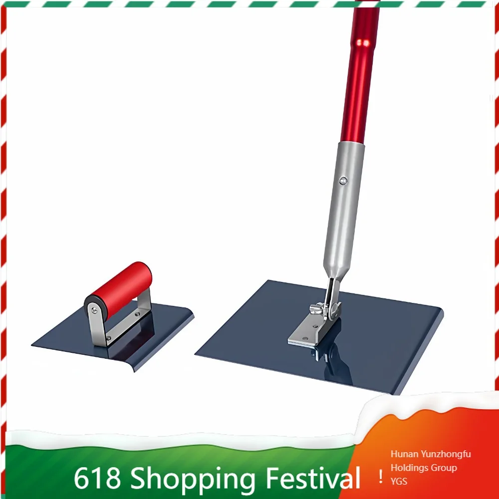 Wear Resistant Blue Steel Edger Multifunctional Cement Surface Groover Trimmer For Concrete Road