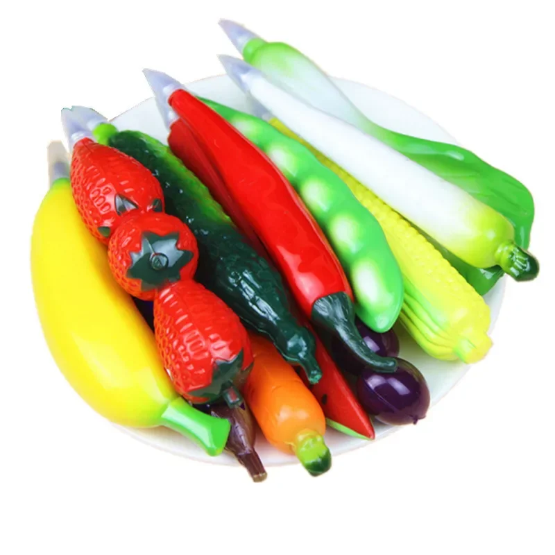 

30 шт., корейское издание, шариковые ручки с овощами и ручка с фруктами, креативные подарки, хит продаж, подарок для открытия студентов, оптовая продажа