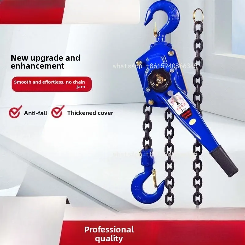 wrench hoist hand plate hoist manual hand crank lifting upside down chain tensioner wire tensioner rope tensioner hand hoist
