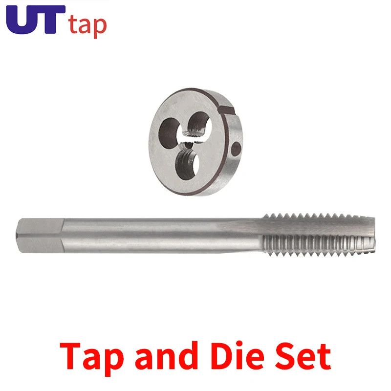 UT TAP 1SET HSS Left Hand American Screw Hand Tap and Die Set UNC/UNF/UNS 5-40~12-24 1/4 5/16 3/8 7/16 1/2 9/16 5/8 3/4 7/8 1''-
