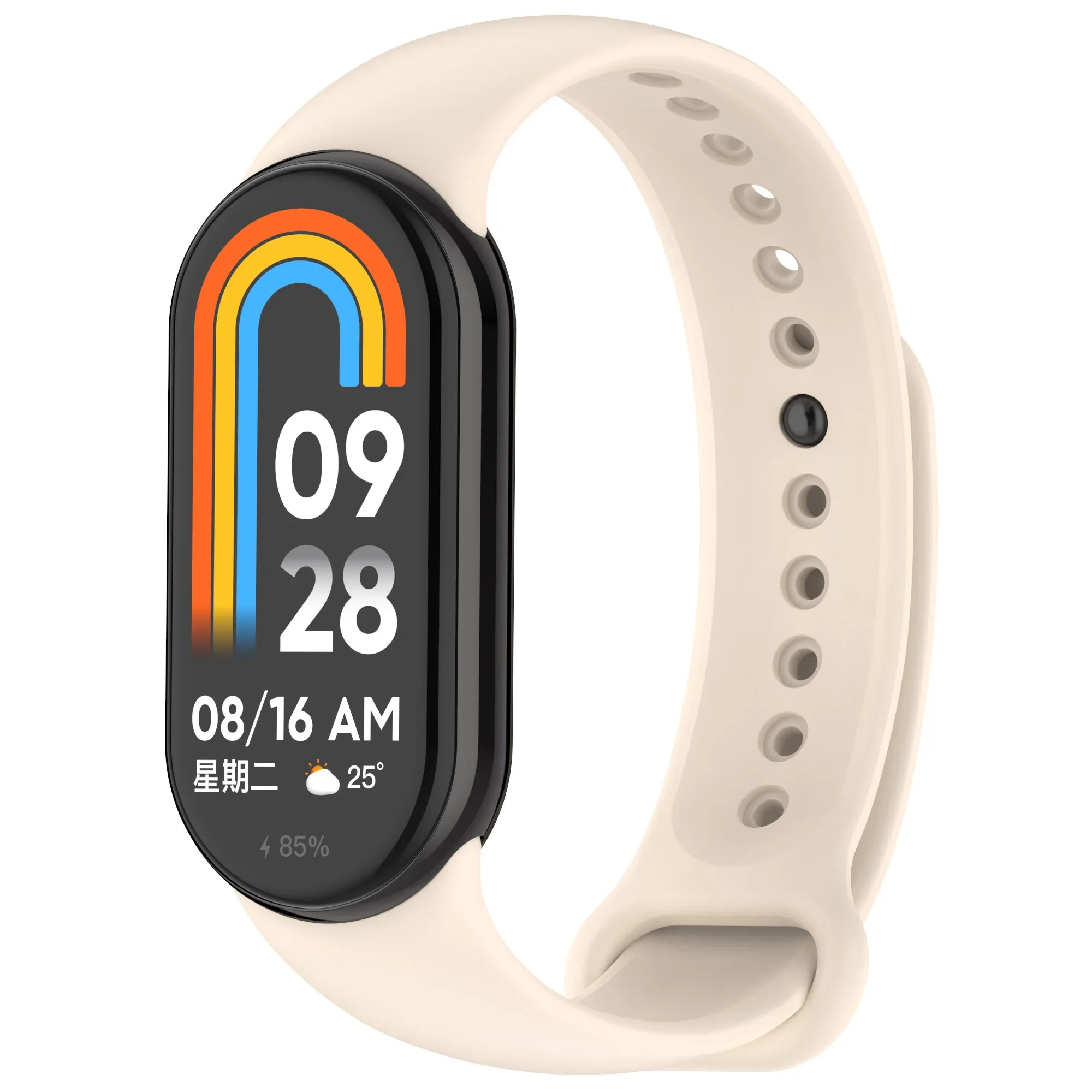 Weiches offizielles Silikonarmband für Xiaomi Mi Band 10, Sport-Smart-Armband, Armband, Mi Band 8 9, Ersatzband, Zubehör, Gürtel