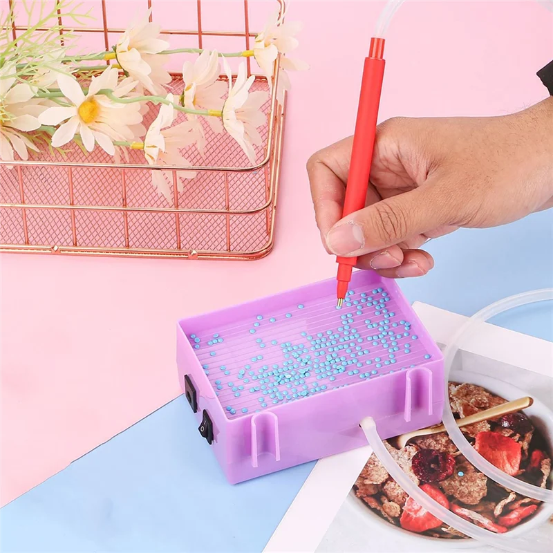 WOWFU-сосасывающее устройство для рисования, электрический всасывающий инструмент, портативный вакуумный набор ручек для рисования с питанием от USB для художественного ремесла