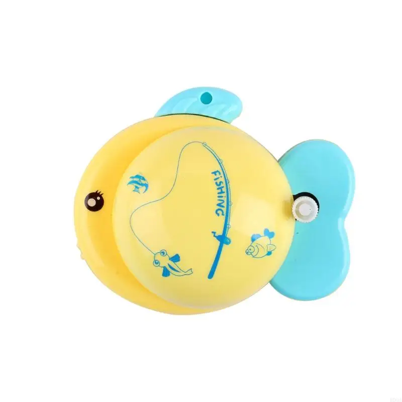 Mini Fishing Game Portable Fishing Toy for / Wind-up Power Education Stimulation for Toddler Age