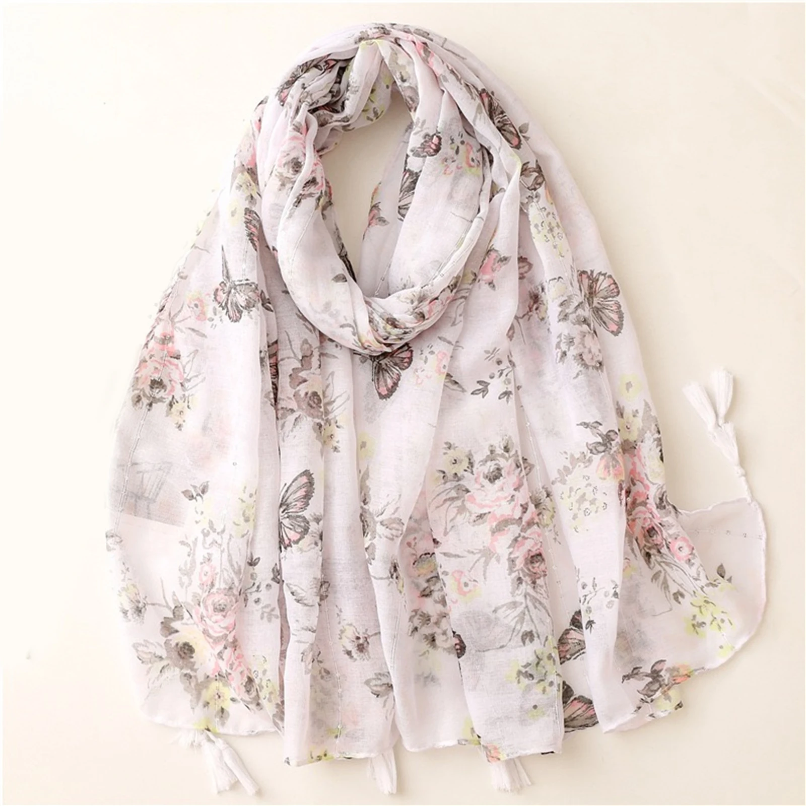 Luxury Design Print Warm Scarf The Four Seasons Popular Bandanna New Fashion 180X90CM Lrage Shawl Women Cotton And Linen Scarves