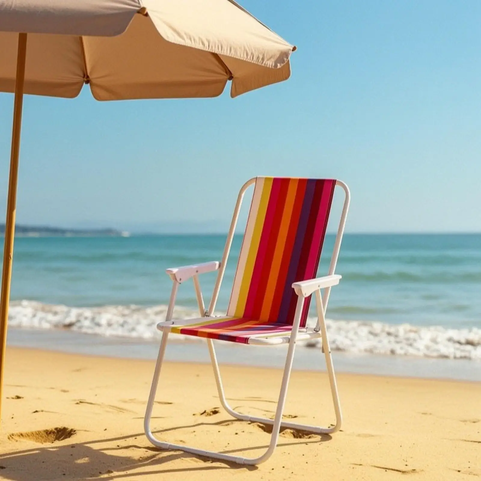 Beach Chair Foldable Outdoor Folding Chair Furniture Long-Lasting