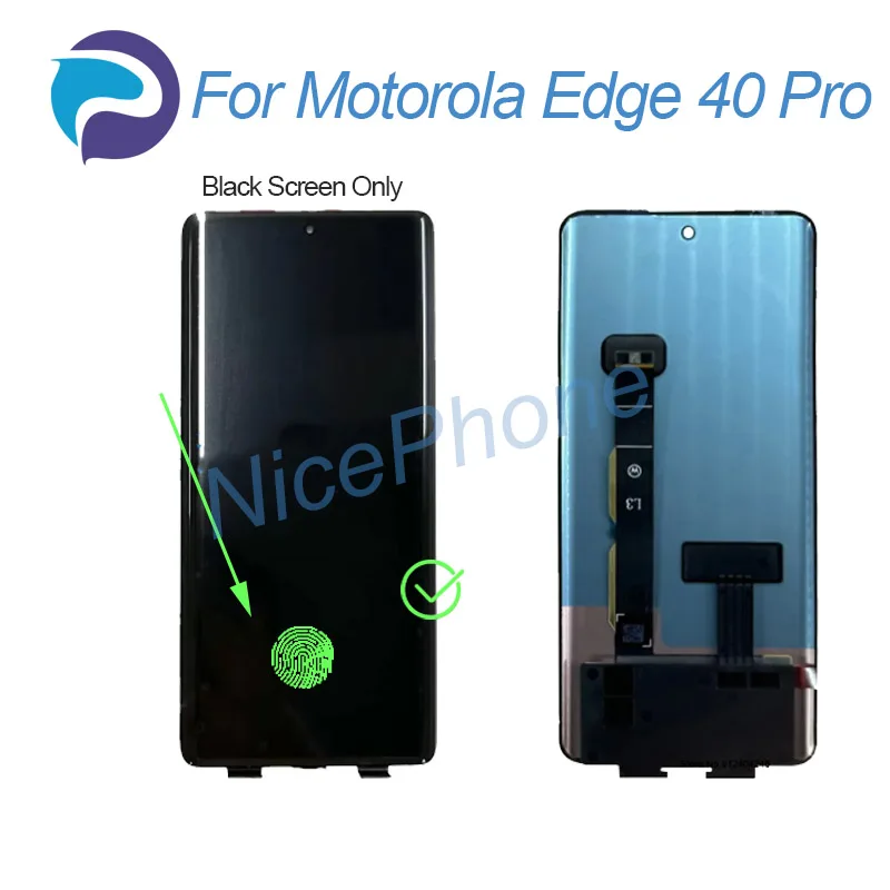 for Motorola Edge 40 Pro LCD Display Touch Screen Digitizer Assembly Replacement 6.67