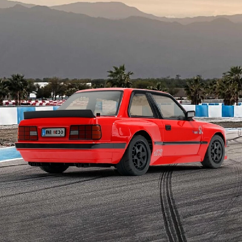 2,4g simulación de Control remoto a escala completa Hnr Hongnuo H9803 4wd sin escobillas profesional Rc modelo de coche de deriva de carrera plana