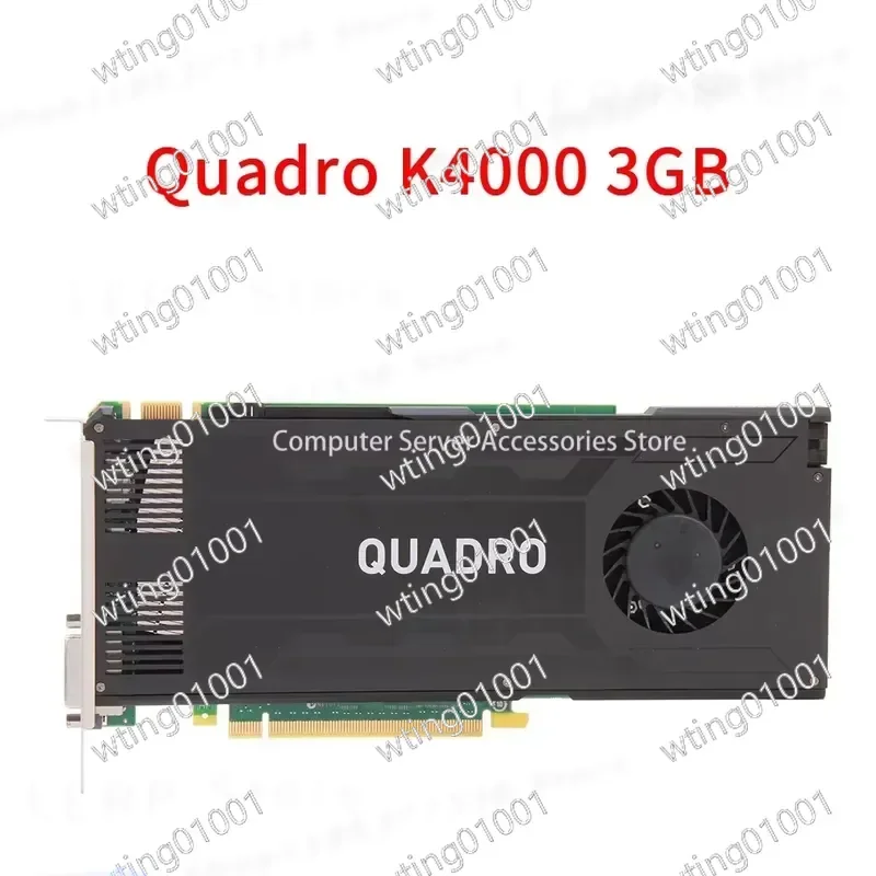 Original for Quadro K4000 3GB Professional Graphics Card For 2D Design 3D Modeling Rendering 4K HD Graphics Operation Card