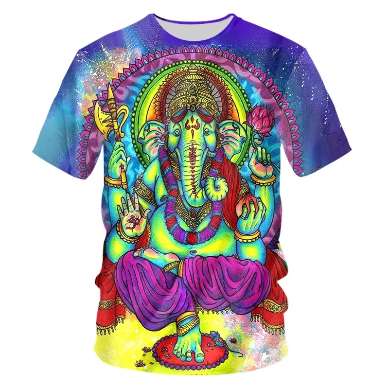 Colorful Trippy T-Shirt for Men 3D Printed Painting Cool Designs T Shirt Tee Shirts Summer Casual Gym Short Sleeve Comfortable