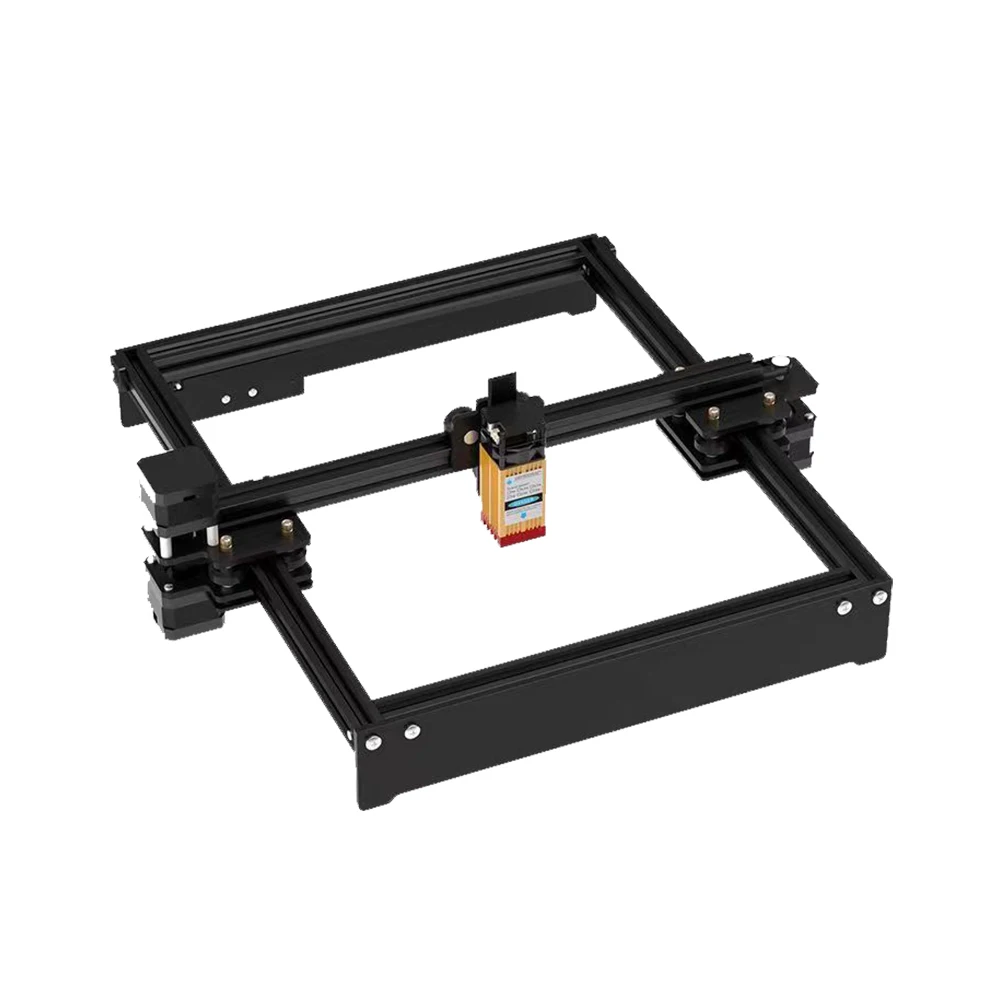 

Desktop DIY Engraver Machine 40x40 Engraving Size Wood Carving Logo Picture Marking DXF PLT BMP-2 Axis Engraving Printer