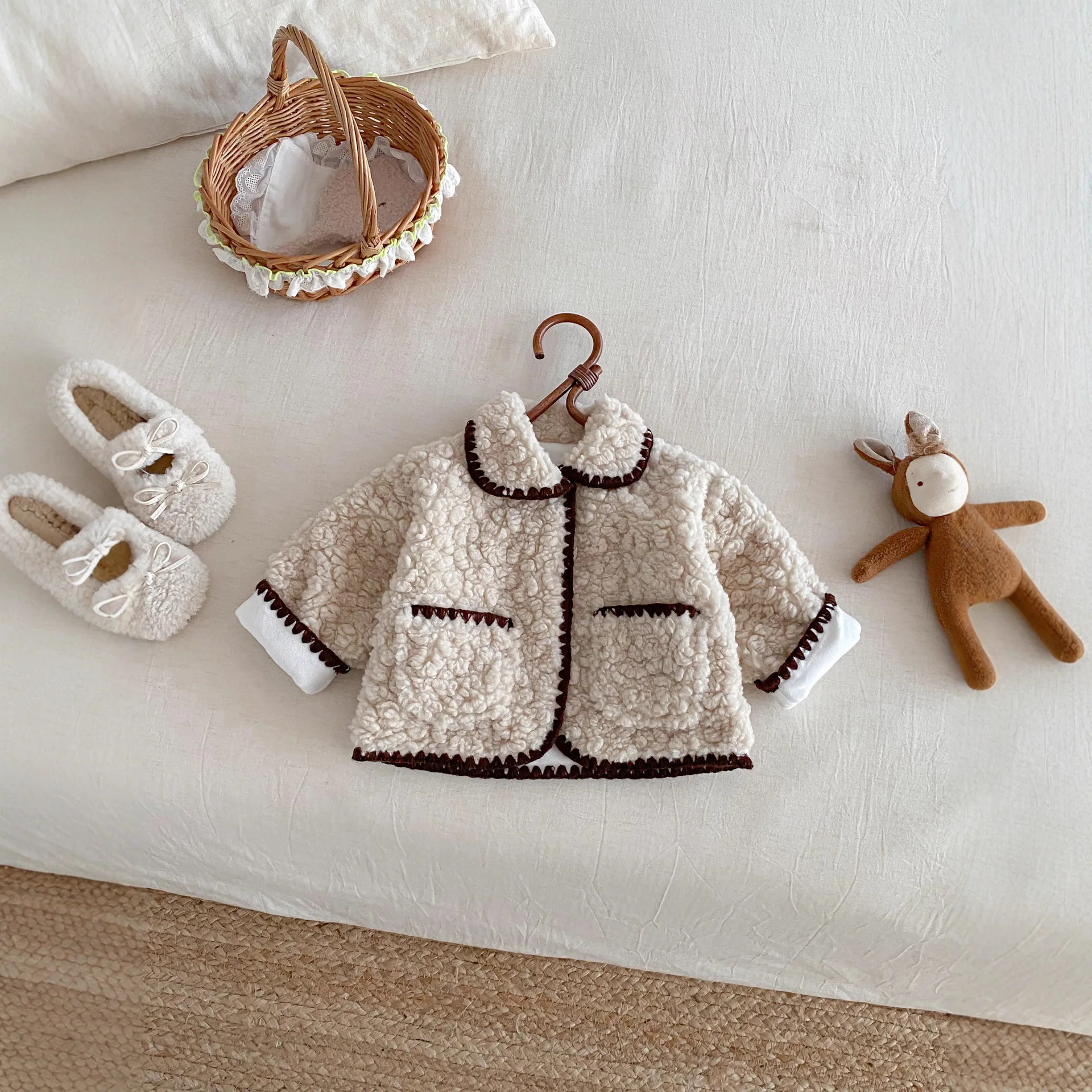 ملابس كورية جديدة للأطفال والر - مراجعة Toddler Boy Winter Fleece Jacket وسعره
