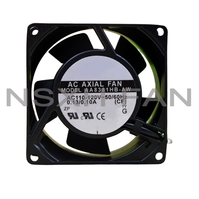 

AA8381HB HS-AW AT 8CM 8038 110V 0.13A AC COOLING FAN