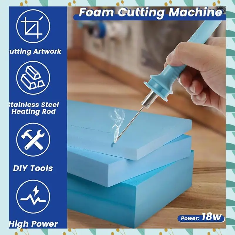 

A71P Foam Cutter Pen Wire Foam Cutter Styrofoam Hot Cutting Tool For Art Making (50 Mm) US Plug