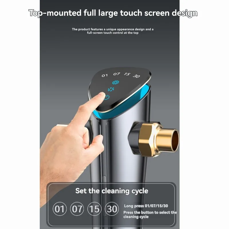 【PASSIONE 】Copper Ultrafiltration Water Filter System-Automatic For Home Large Capacity Central Water Purifier-Self-Cleaning