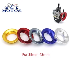 Sclmotos Motorcycle Carburetor 38M 42MM Air Filter Cup Carburetor Air Funnel Velocity Stack Horn Cup For Dellort PHBH PHBL