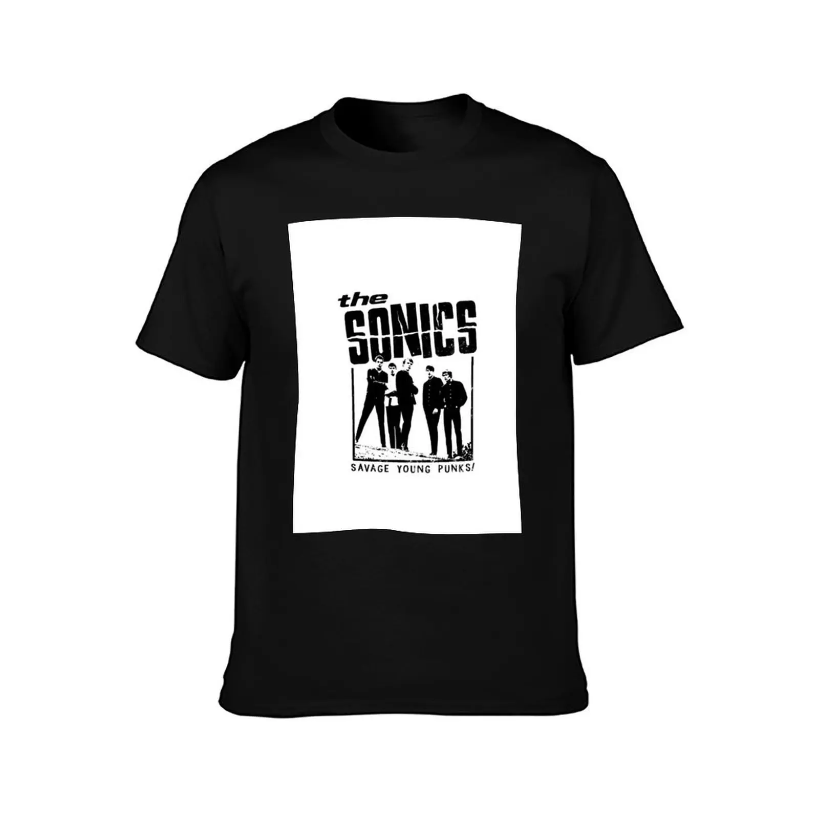 The Sonics - Black T-Shirt Gym Wear Breathable Short Sleeve Tee T-Shirt