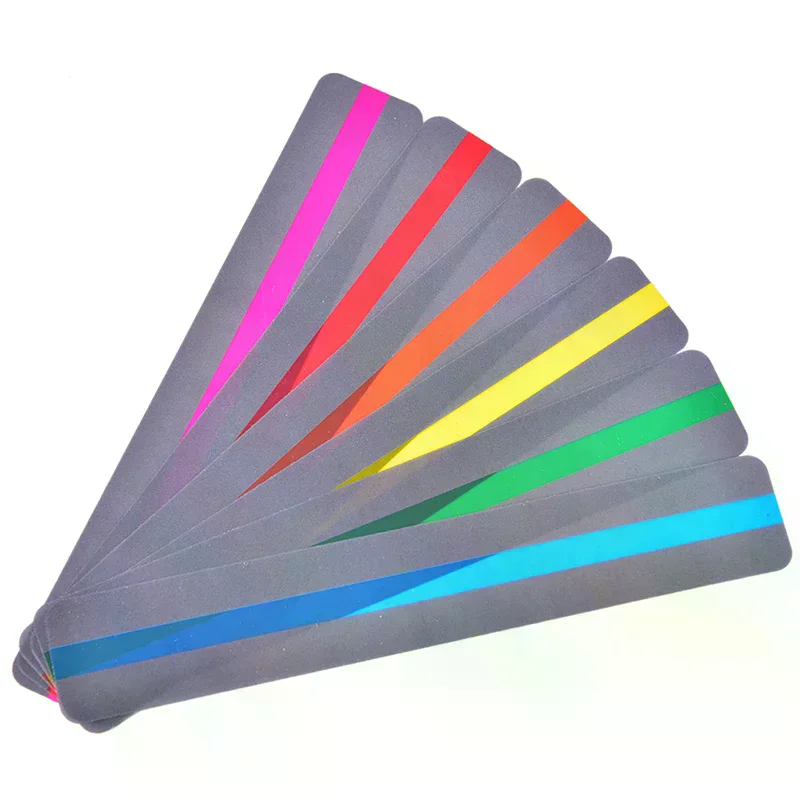 6PCS Reading Highlight Guide Strips Text Book Overlays Markers Bookmarks