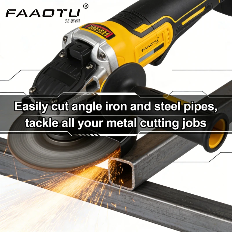

Аккумуляторная угловая шлифмашина FAAOTU DCG406 20В с ползунковым переключателем, для полировки и резки, совместима с батареями DW