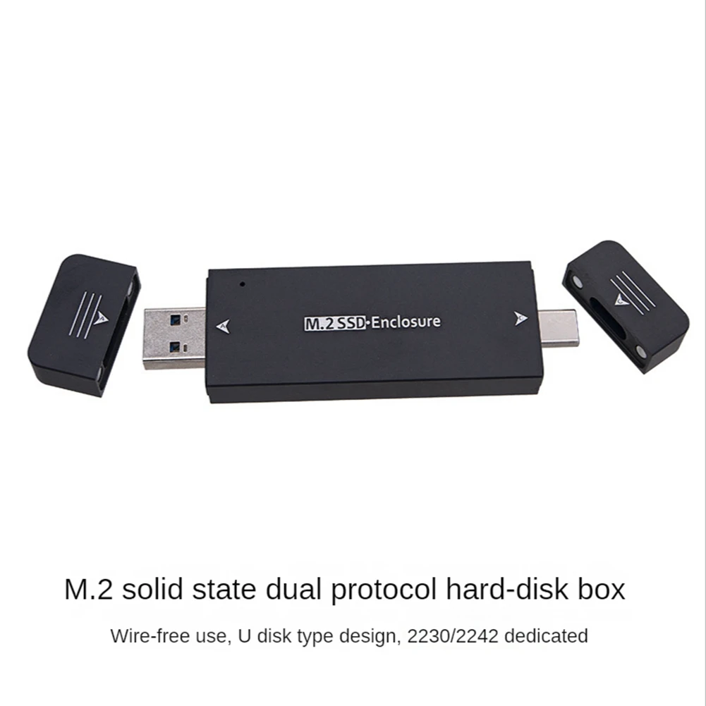 Efficient M.2 SSD-Enclosure USB 3.1 Type C Hard Disk Enclosure