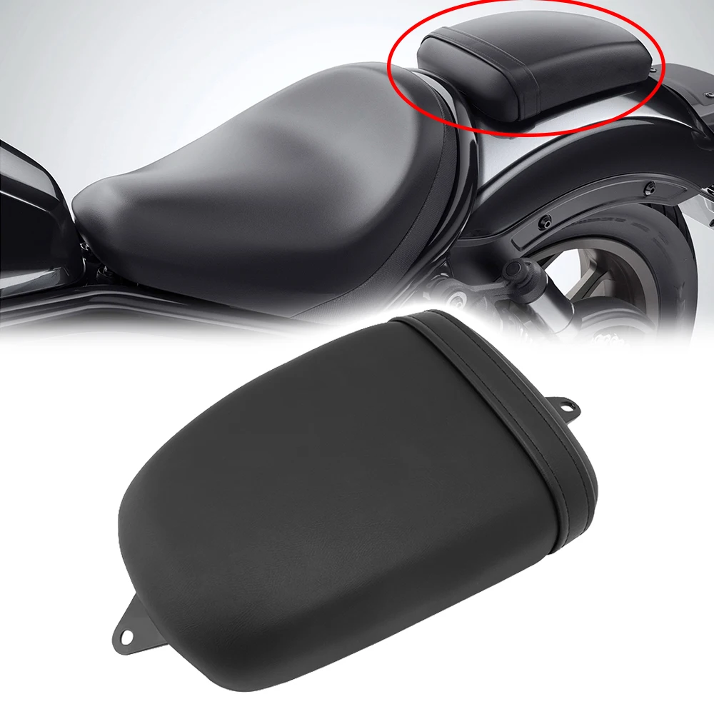 Motorcycle PU Leather Rear Passenger Seats Pillion Solo Seat Pad Cushion For Honda Rebel 1100 CMX1100 CMX 1100 2021-2023