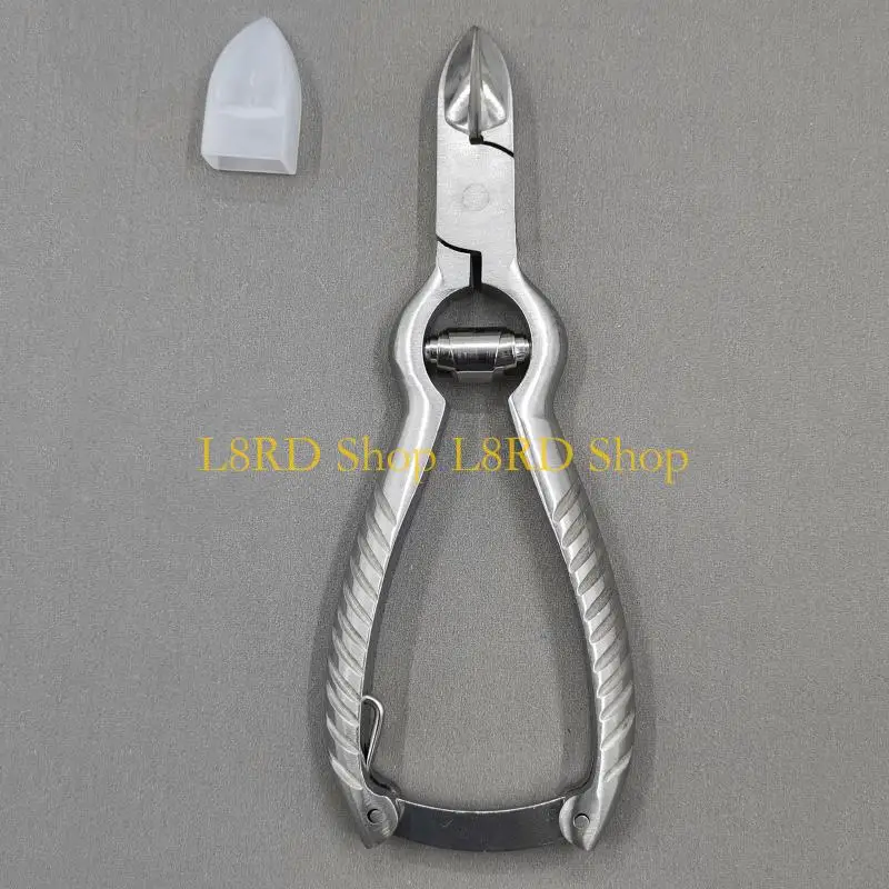 L8RD Toenail Clippers for Thick or Ingrown No-slip Handle Podiatrist's Clippers