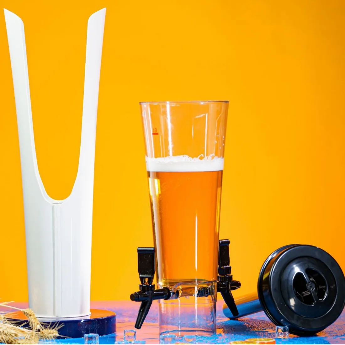 SDK19 can be split wine tower, wine dispenser, luminous wine set for export, red  pour device, single and double faucets are
