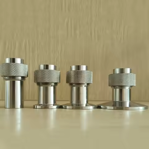 KF16 KF25 KF40 Flange Or Welding Type Base For Vacuum Gauge SUS 304 Stainless Steel Sanitary Pipe Fitting