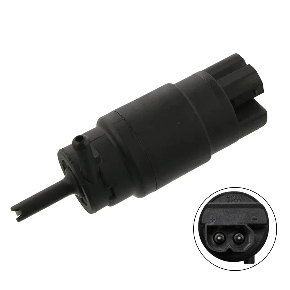 Auto Water Pump Windshield Washer Pump High-strength Construction Direct Replacement Part Black For Car Maintenance