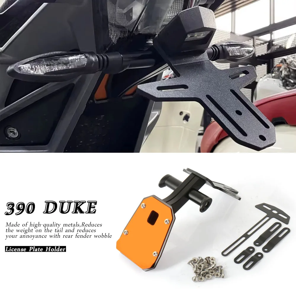 

2024 For 390DUKE 390Duke Duke 390 DUKE Motorcycle Rear License Plate Holder Bracket Tail Tidy Fender Eliminator