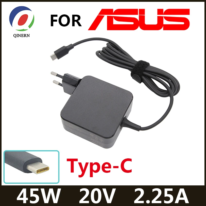 20V 2.25A 45W USB C Type C Phone Laptop Charger Adapter for MacBook ASUS ZenBook lenovo dell Xiaomi air HP Sony Power Huawei