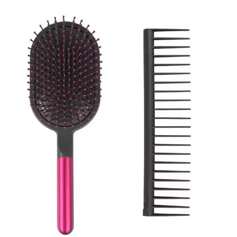 For Comb+Wide Tooth Comb+Cylinder Comb Massage Hairbrush Hairdressing Curly Styling Tools-A14I