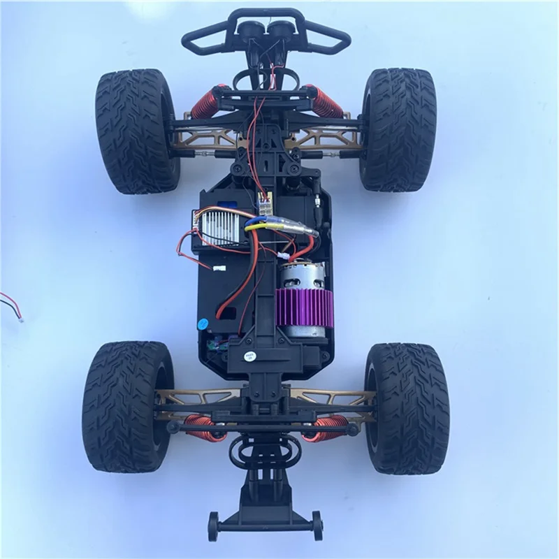 Práctico soporte de parachoques trasero delantero para Wltoys 104009   12402-A 12401 12403 12404 12409 piezas de repuesto de coche teledirigido accesorios de actualización