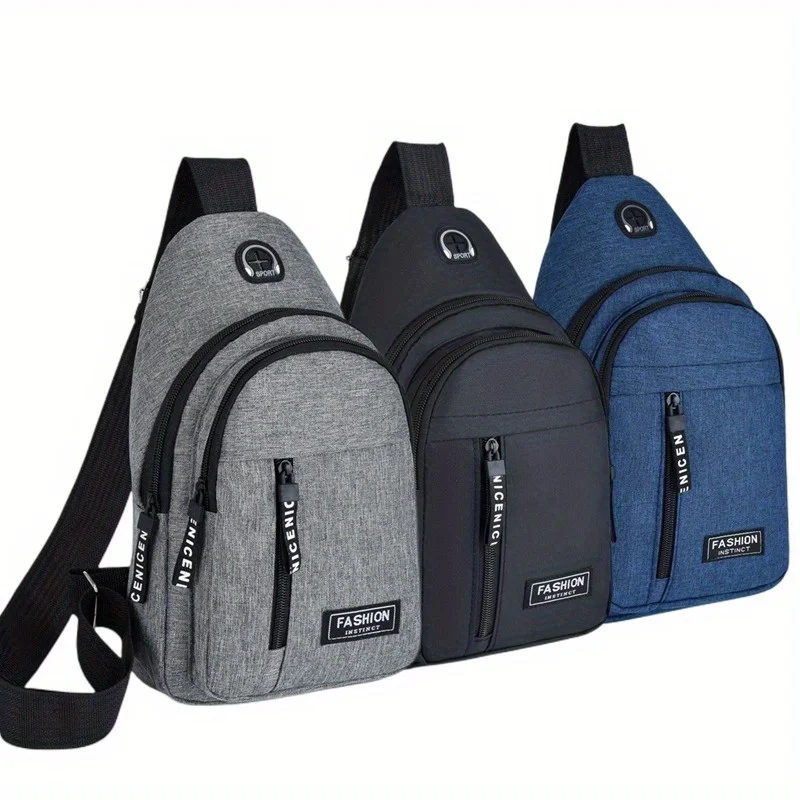 Multifunctional Outdoor Travel and Work Shoulder Bag - Unisex Casual Messenger Bag, Men's Chest Bag