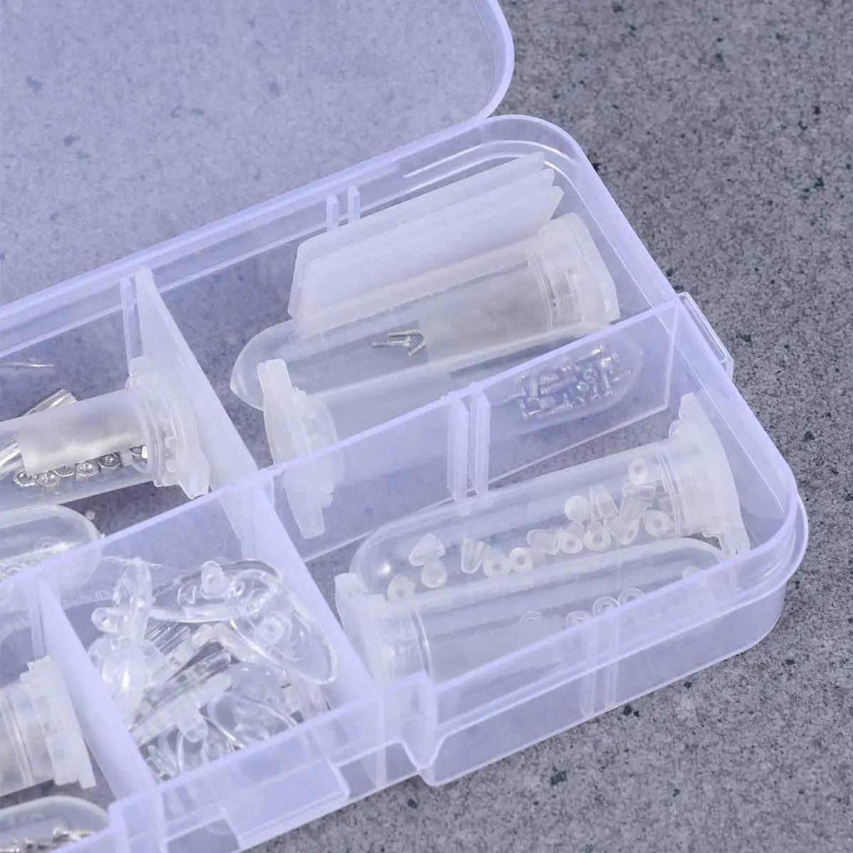 

Eyeglasses Repair Kit Screwdrivers Nose Pads Ear Hooks Screws For Glasses Sunglasses Watch Jewelry Tool Set