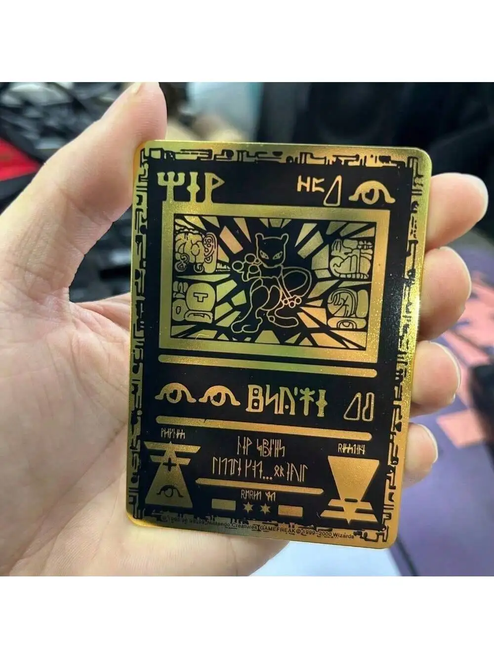 Pokemon Metall-Sammelkarten Anime-Figuren Charizard Pikachu Blastoise Mewtwo Kampf-Sammelkarten Spielzeug Geschenk 