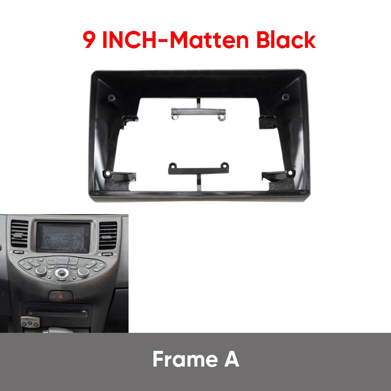 MAMSM 9'' Car Radio Fascia Frame For 2001-2008 NISSAN PRIMERA Car DVD Mounting Installation Panel Dash Android Multimedia Cable