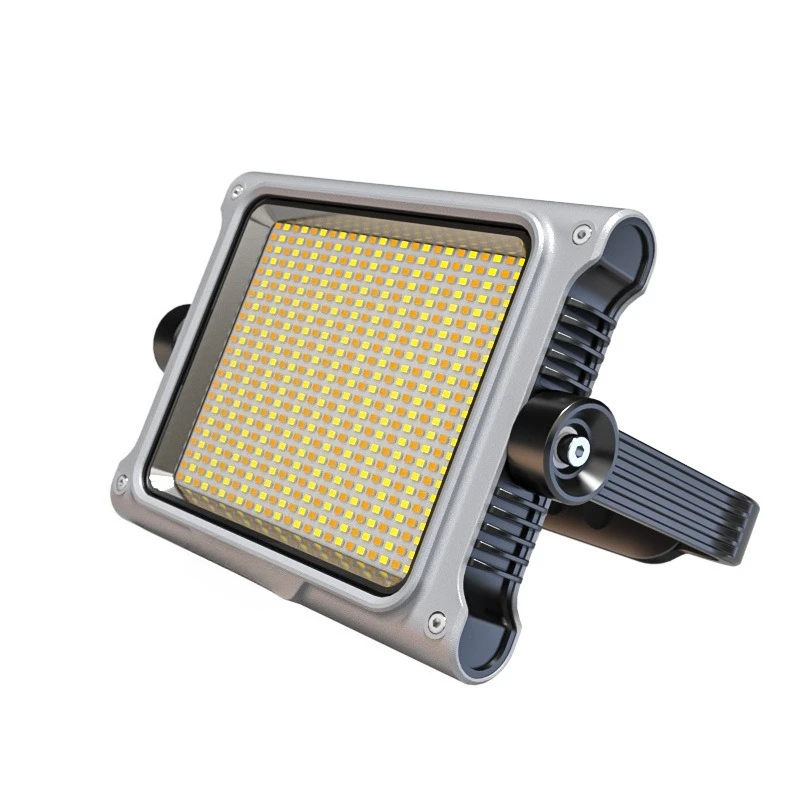 Camping light long battery life strong light charging outdoor night market camp lighting flood light