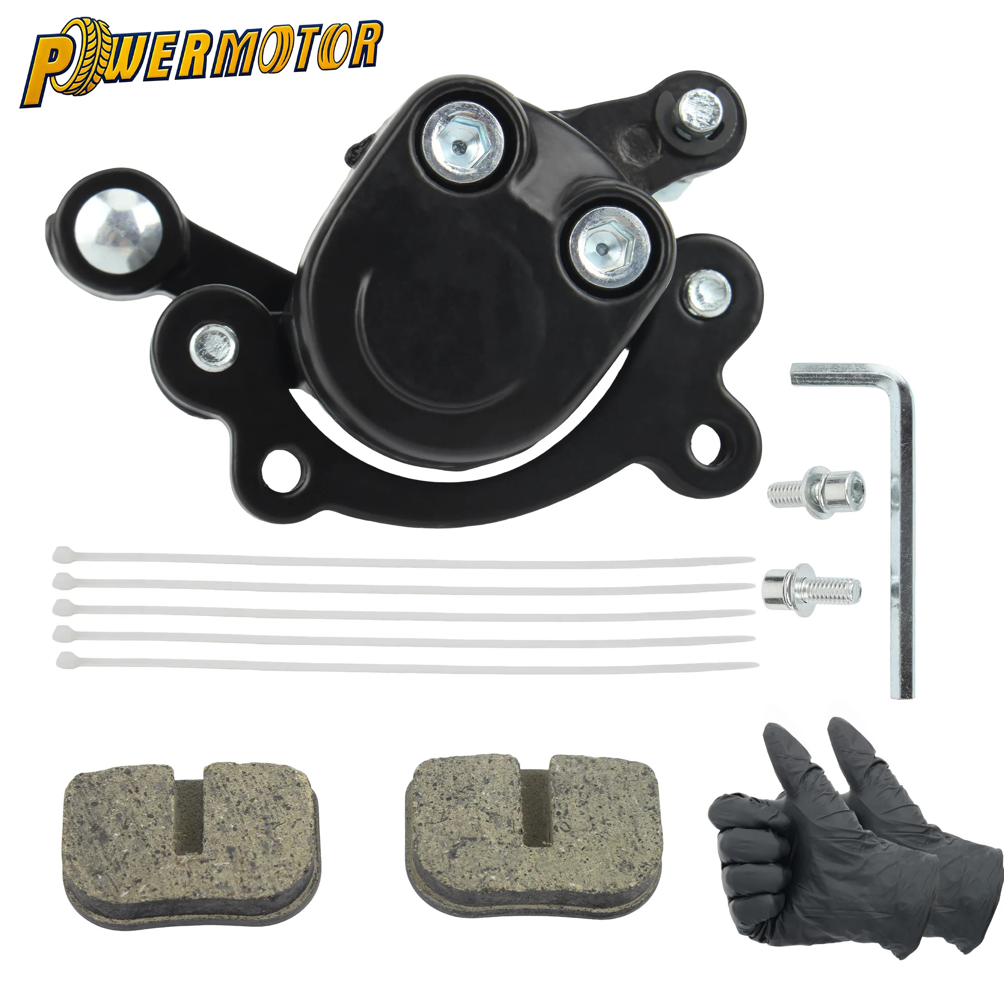 

Universal Motocross Front Rear Brake Calipers Kit Brake Pads For 43cc 47cc 49cc Pit Bike ATV Quad Go Kart Scooter Accessories