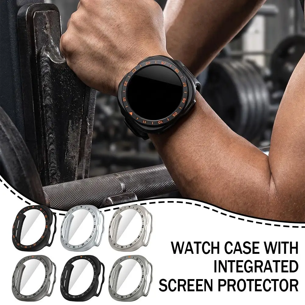 Protective Case Tempered Cover For Samsung Galaxy Watch 9 Ultra2 47mm Shell Case Anti-scratch Bumper for Watch Ultra 2026