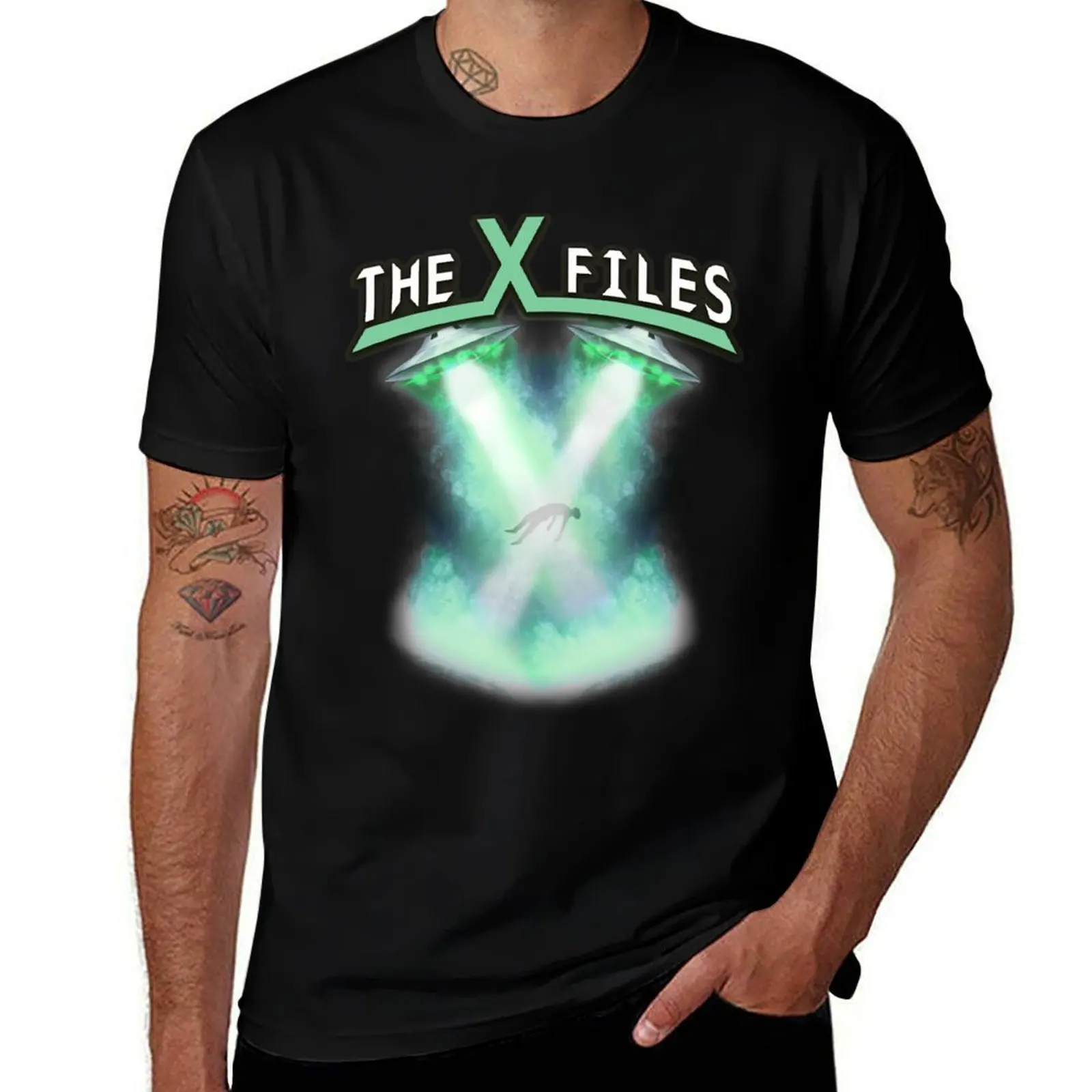 X-files rock tea T-Shirt Casual Daily Graphic Tee T-Shirt
