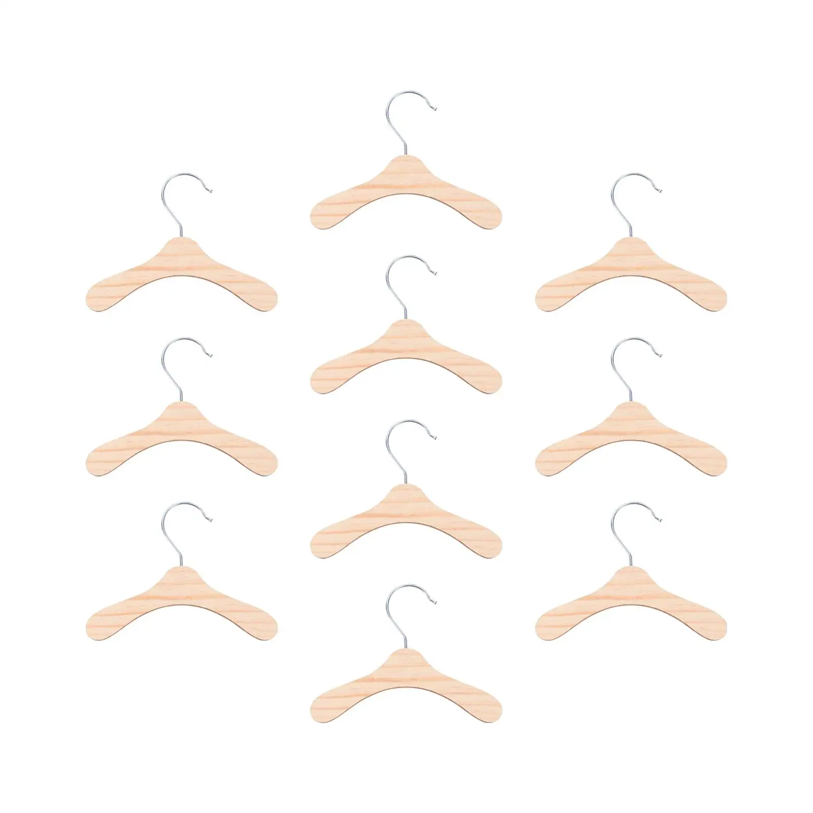 10 Pieces Pet Clothes Rack Hangers Multipurpose for Doll suits Children - view 2