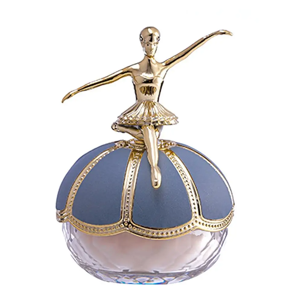 แป้งฝุ่นบัลเล่ต์ Dancer Setting Powder น้ํามันยาวนาน Shimmer Coverage Matte Foundation Face Base Control Matte Waterp J3D4