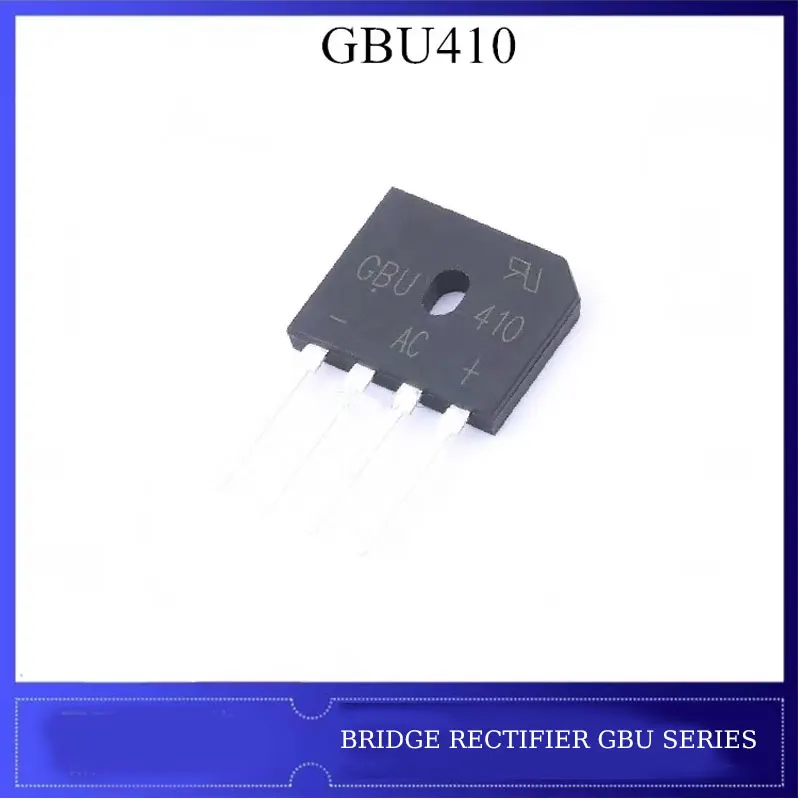 100PCS GBU406 GBU408 GBU410 Bridge rectifier  600V 1000V 187