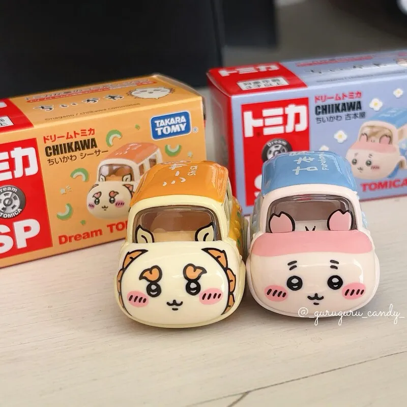 

Оригинальные игрушки Takara Tomy Car Dream Tomica CHIIKAWA для мальчиков, литая модель автомобиля из сплава, коллекция Hachiware Usagi, подарок на день рождения