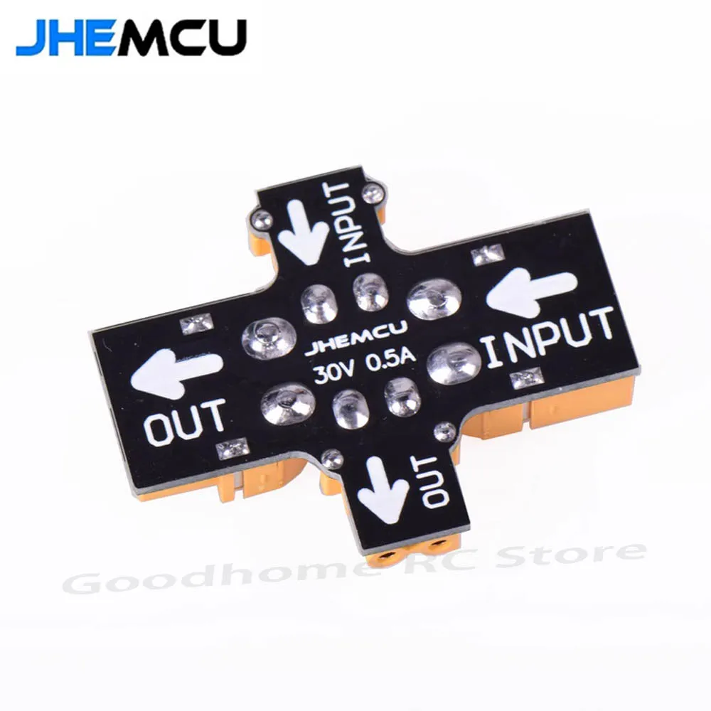 Jhemcu XT30XT60 fuse short circuit proof installation test insurance plug model aircraft model short circuit protection