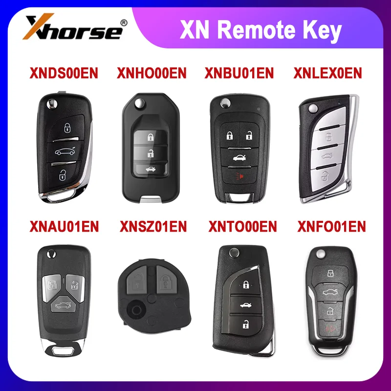 

1/2/5PCS XNDS00EN XNFO01EN XNBU01EN XNLEX0EN XNHO00EN XNSZ01EN XNAU01EN XNTO00EN Original Xhorse VVDI Wireless Remote Car Key