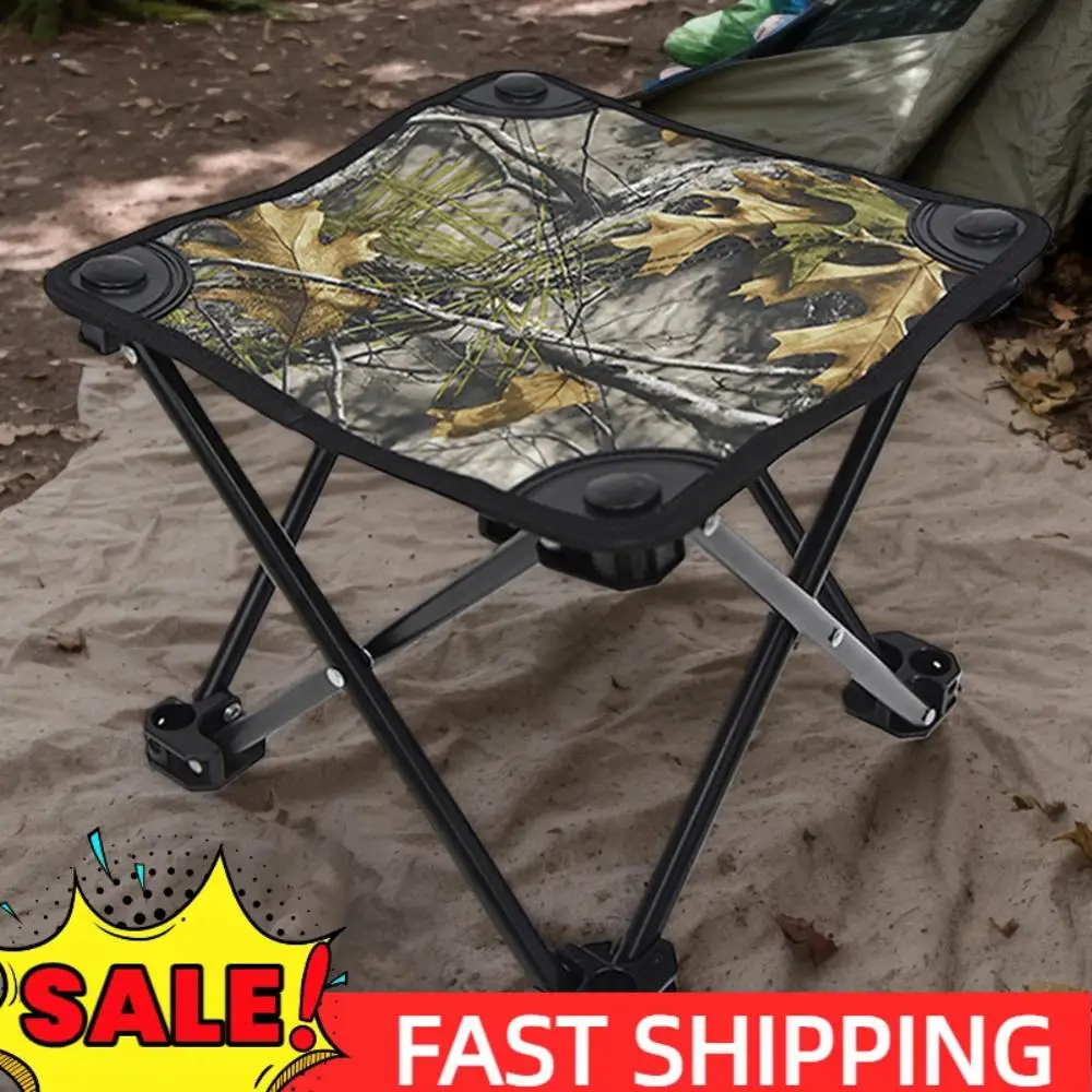 

Мини-складной стул для кемпинга, портативный складной стул из ткани Оксфорд, складной стул для рыбалки, для пляжа и сада