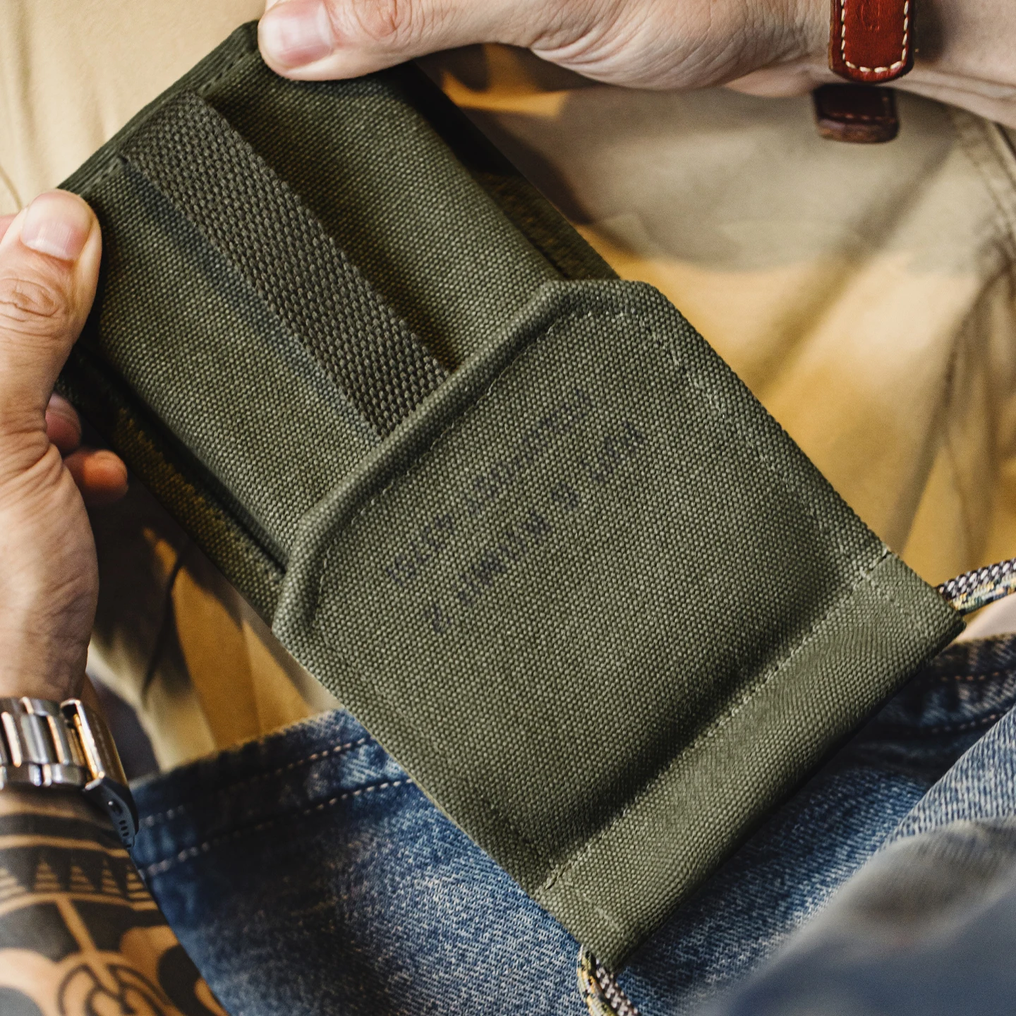 

Maden Vintage M-16 Военная зеленая мини-сумка для телефона, повседневные сумки через плечо, съемный кошелек для монет для мужчин и женщин, повседневная одежда