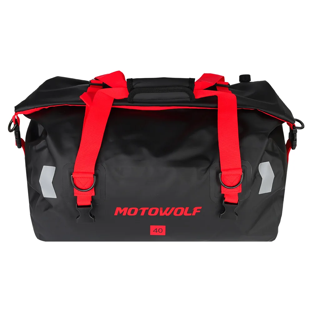 Universal Motorrad Schwanz Taschen 40L Wasserdichte Rücksitz Taschen Motorrad Roller Camping Radfahren Reise Trockenen Gepäck Roll Pack Tasche