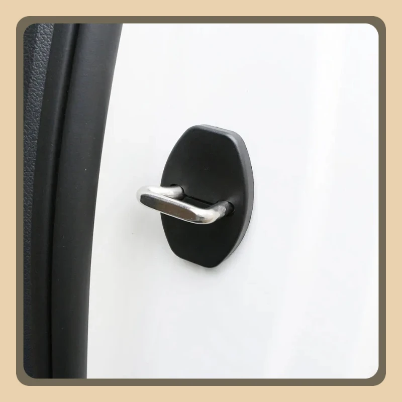 4Pcs Door Lock Cover Stopper Protection Sticker for VW Jetta Golf Polo Passat B5 B6 B7 CC for Skoda Octavia A7 Fabia Rapid Yeti